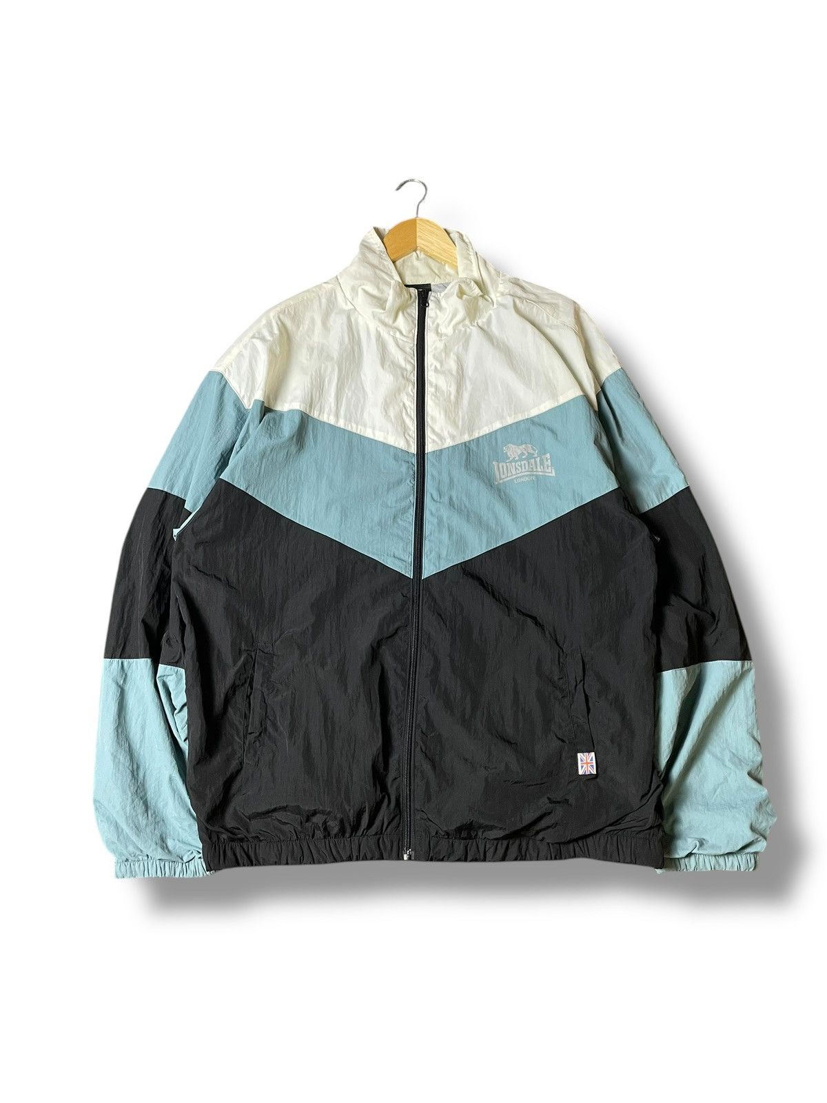 Japanese Brand × Lonsdale × Vintage LONSDALE Colour Block Nylon Track Jacket (103) Size US M / EU 48-50 / 2 - 1 Thumbnail