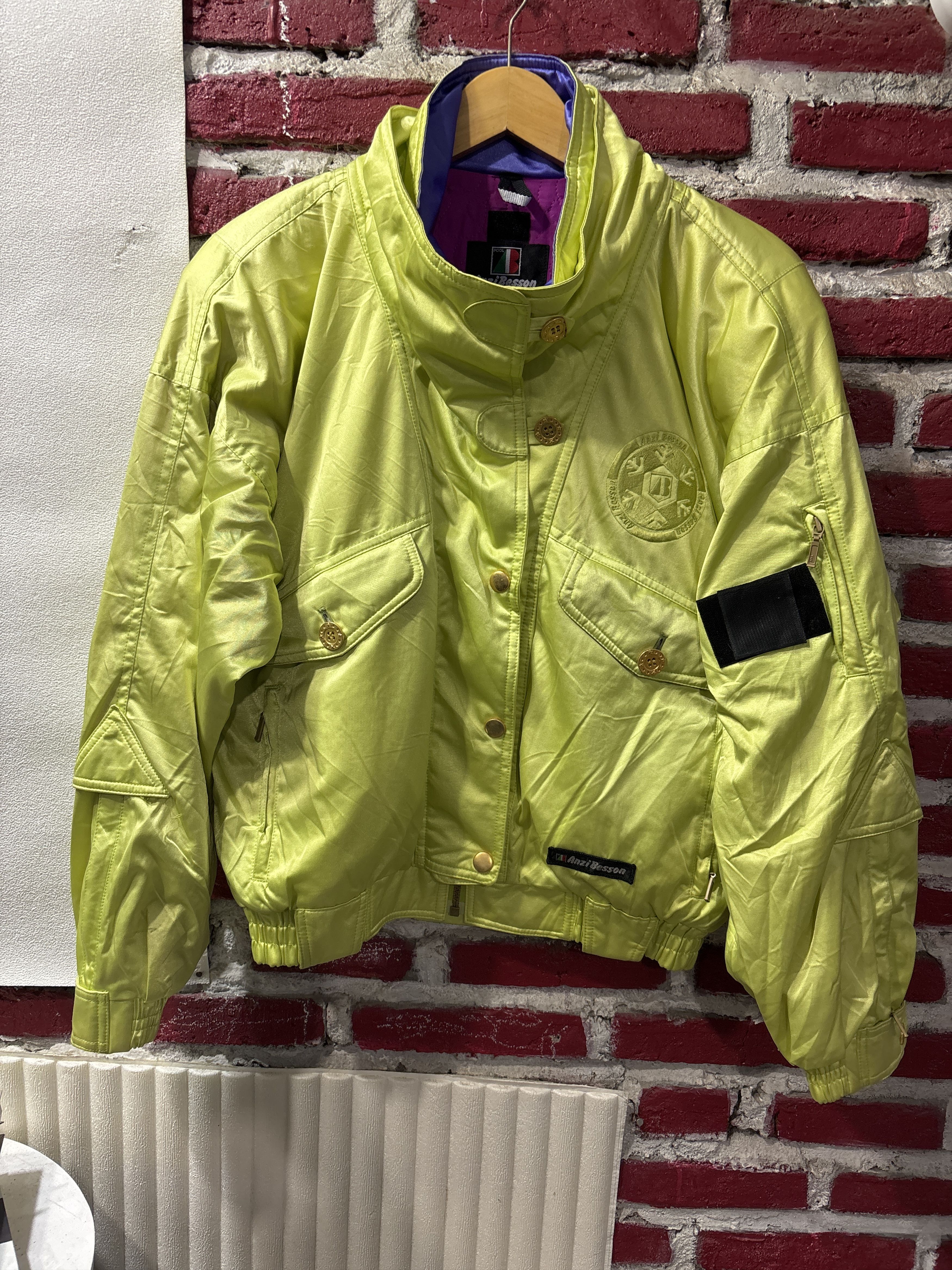 Vintage Ski Racing jacket vintage ANZI BESSON Size US L / EU 52-54 / 3 - 1 Thumbnail
