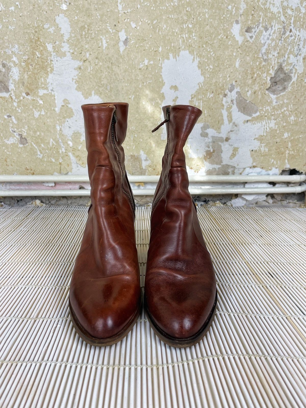 Other Brown Real Leather Ankle Boots Size US 9 / IT 39 - 5 Thumbnail