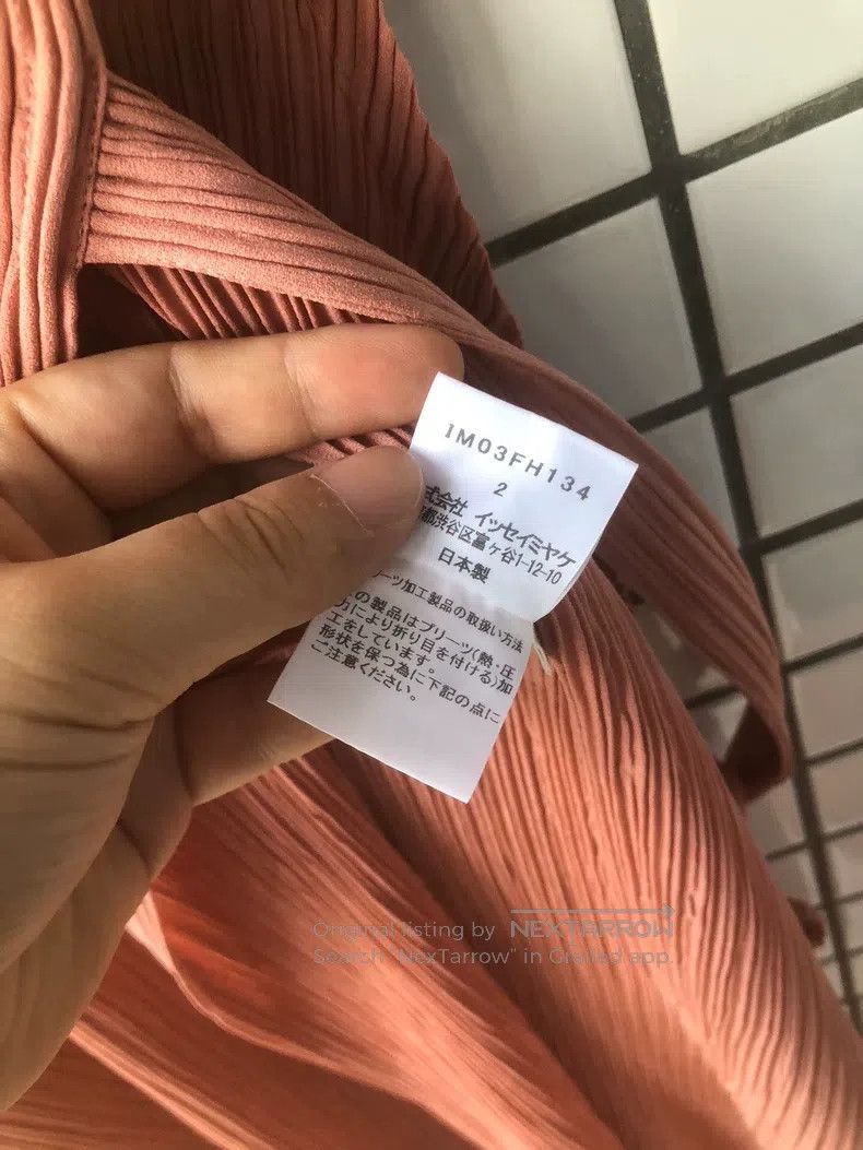 Issey Miyake Issey Miyake Tie-Waist Pin-Tuck Dress Size M / US 6-8 / IT 42-44 - 3 Thumbnail
