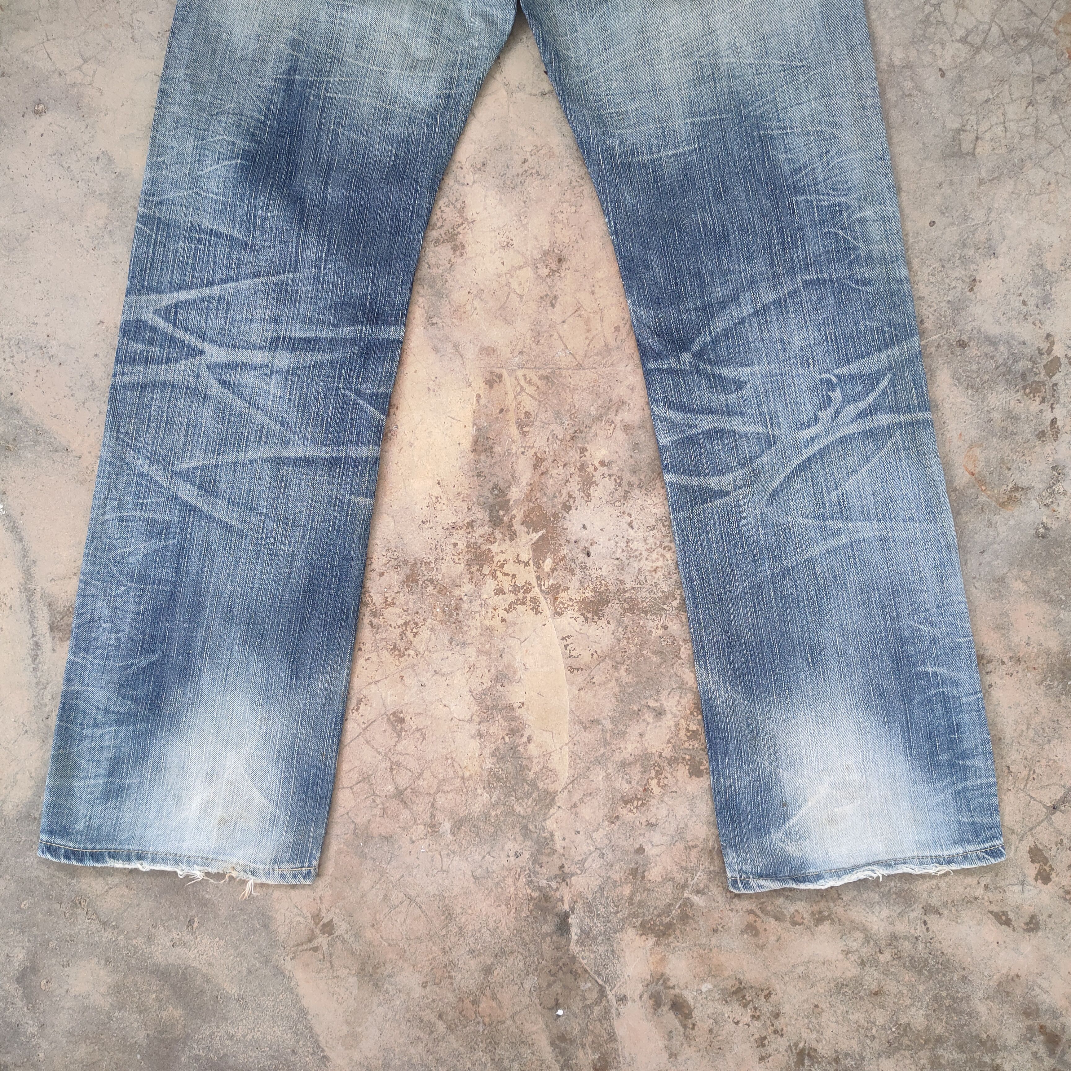 Edwin W30 VINTAGE EDWIN DISTRESSED FADED JEANS DENIM PANTS Size US 30 / EU 46 - 10 Thumbnail