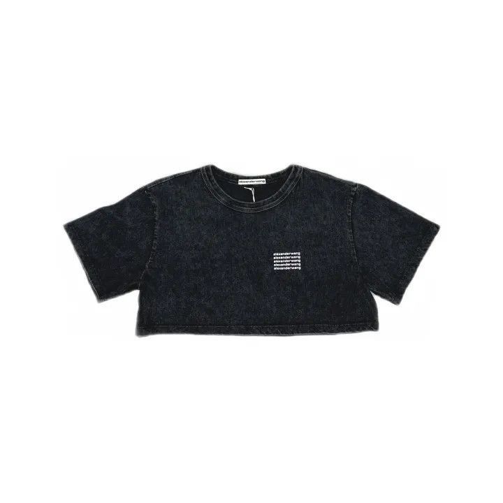 Alexander Wang Alexander Wang SS22 Cropped Graphic Tee for Women - Size S / US 4 / IT 40 - 2 Thumbnail