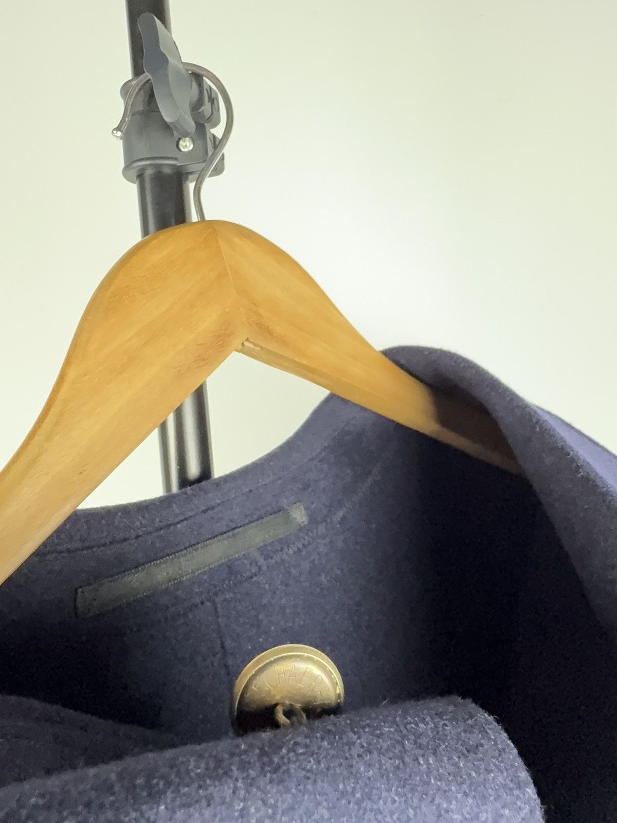 Vintage Vintage 80s Retro German Navy Wool Cape Coat Military Style Size US L / EU 52-54 / 3 - 5 Thumbnail