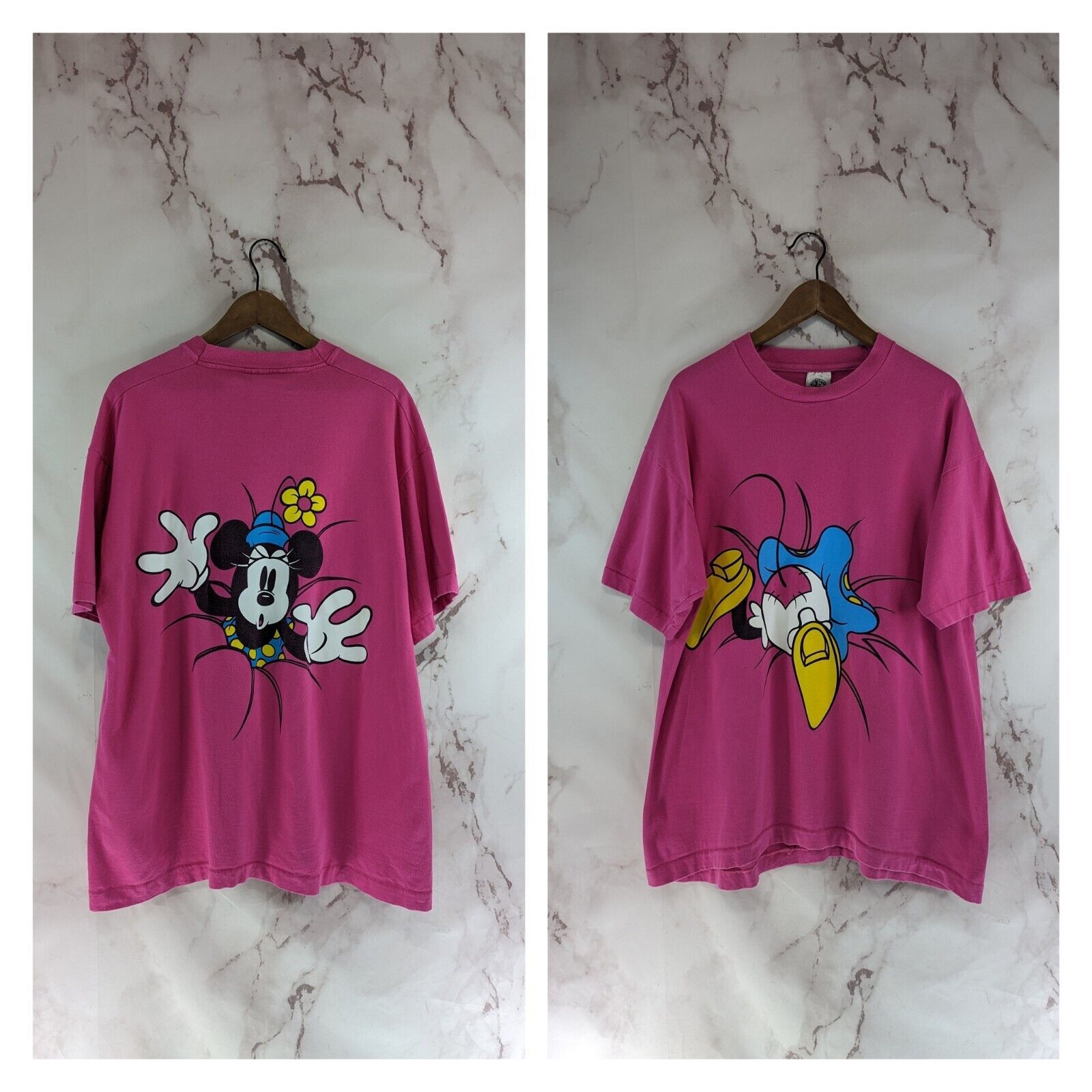 Vintage Disney T Shirt Mens XL 90s Minnie All Over Print AOP