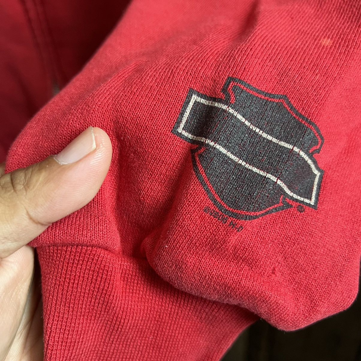Vintage Harley Davidson Big Logo Hoodie
