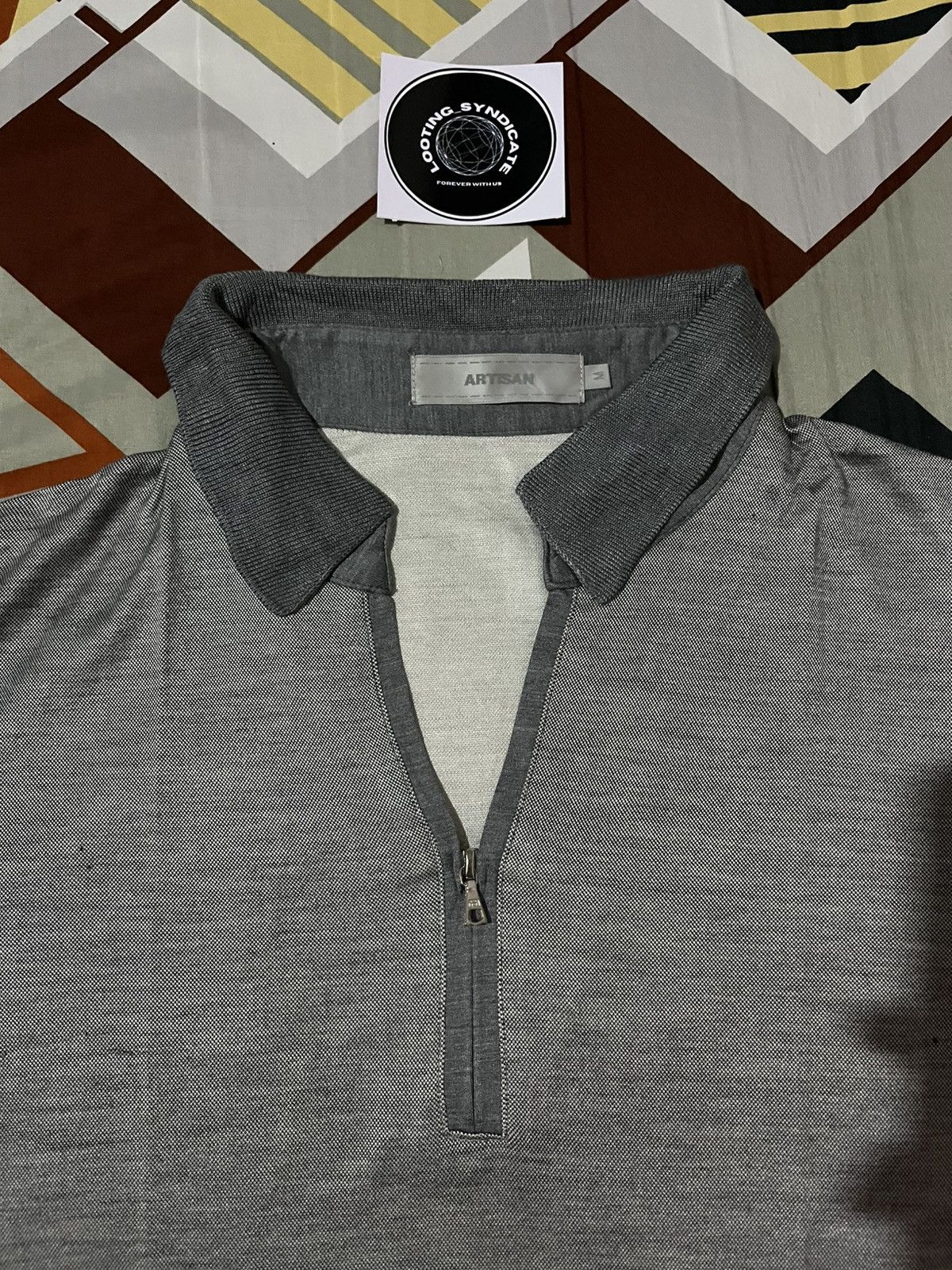 Artisan Lab × Artisan Outfitters × Japanese Brand 🔥 Artisan Half-Zip Polo Shirt Size US M / EU 48-50 / 2 - 2 Thumbnail