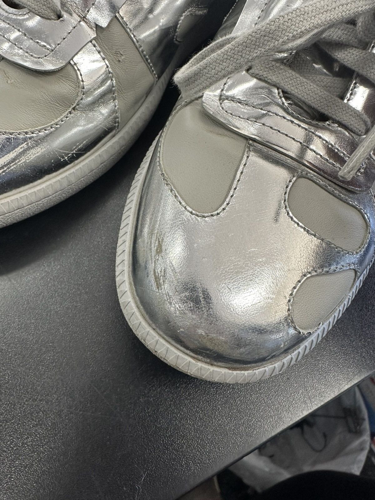 Namacheko Namacheko AW22 Murabi GAT Sneakers Silver SIZE 41 Size US 8 / EU 41 - 9 Thumbnail