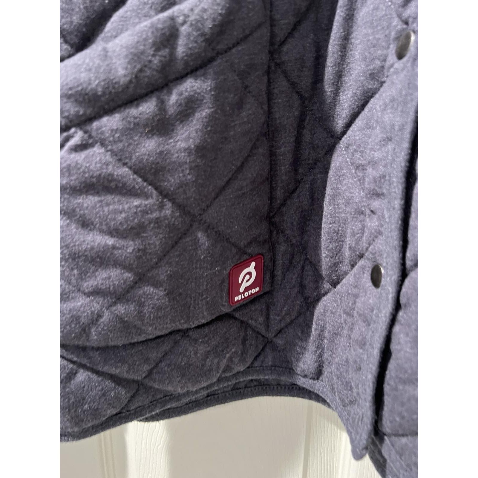 Peloton Peloton Guilted Jacket gray Size XL Cotton Blend A001509 Size XL / US 12-14 / IT 48-50 - 5 Thumbnail
