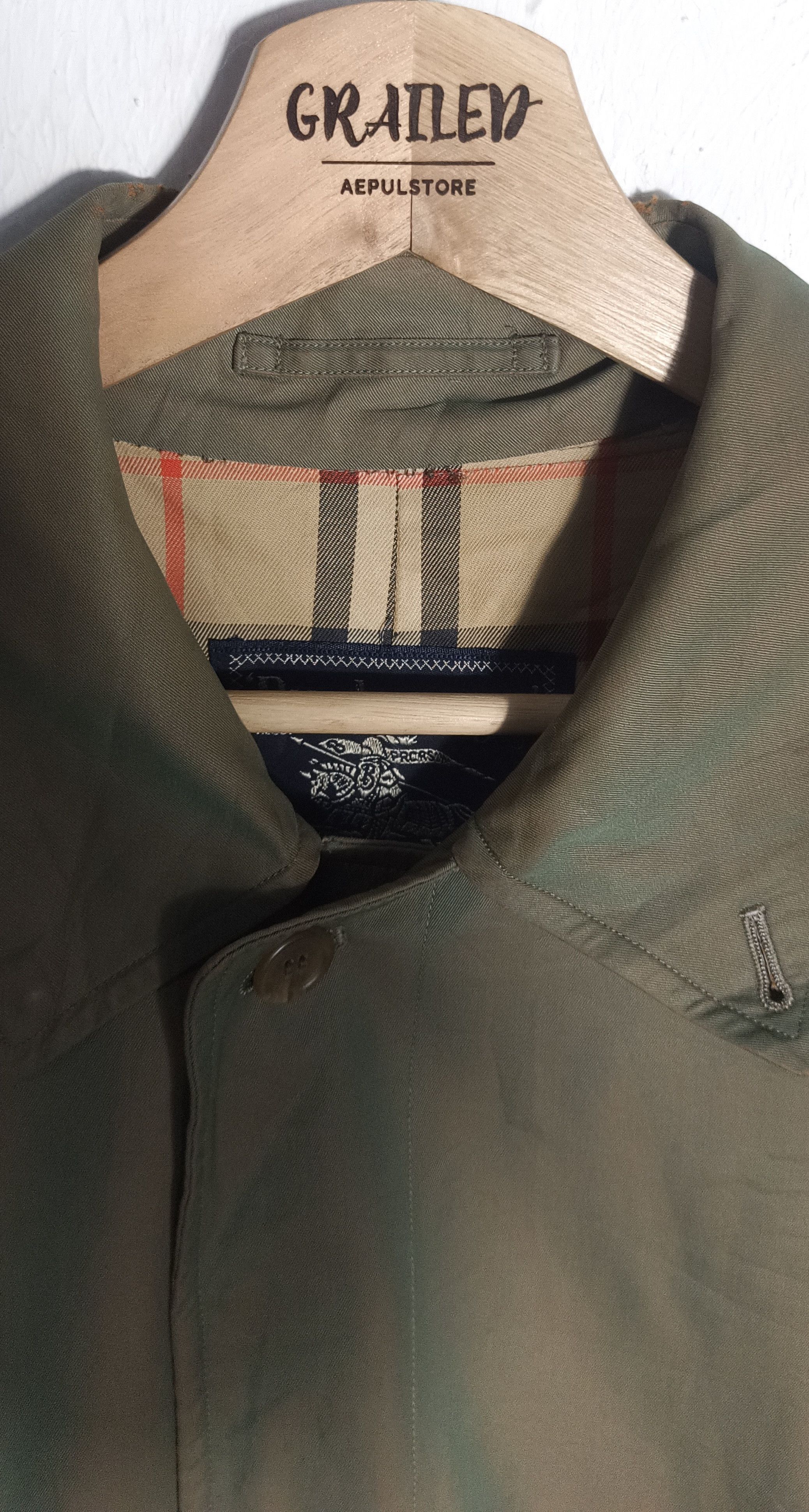 Burberry Vintage 90s💥Burberry Nova Check Trench Coat Size US M / EU 48-50 / 2 - 11 Thumbnail
