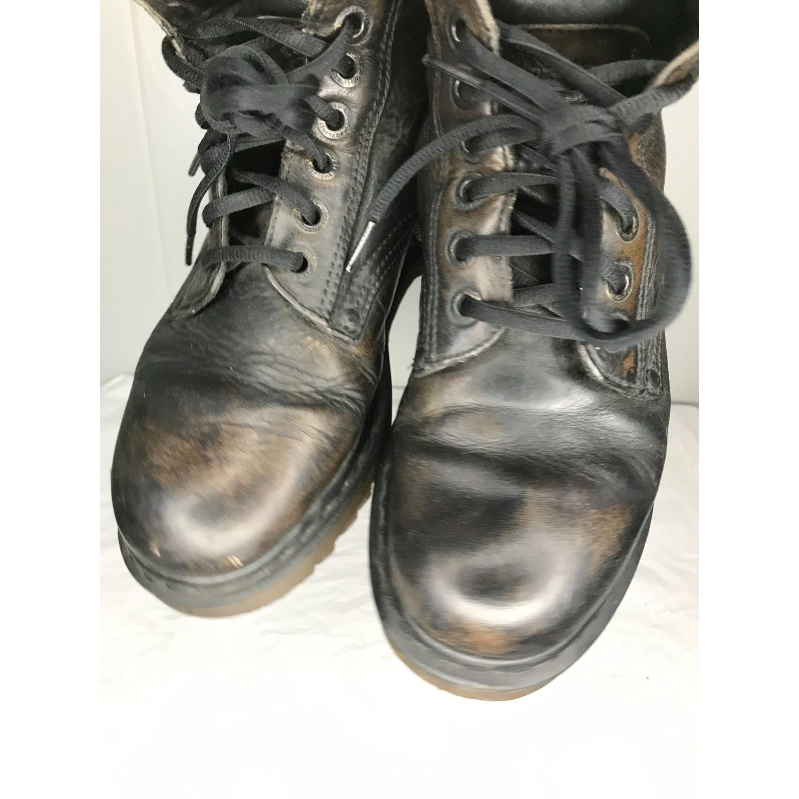 Dr. Martens Vintage Dr. Doc Martens Brown Black Patina 1460 Made in Engl Size US 7 / IT 37 - 5 Thumbnail