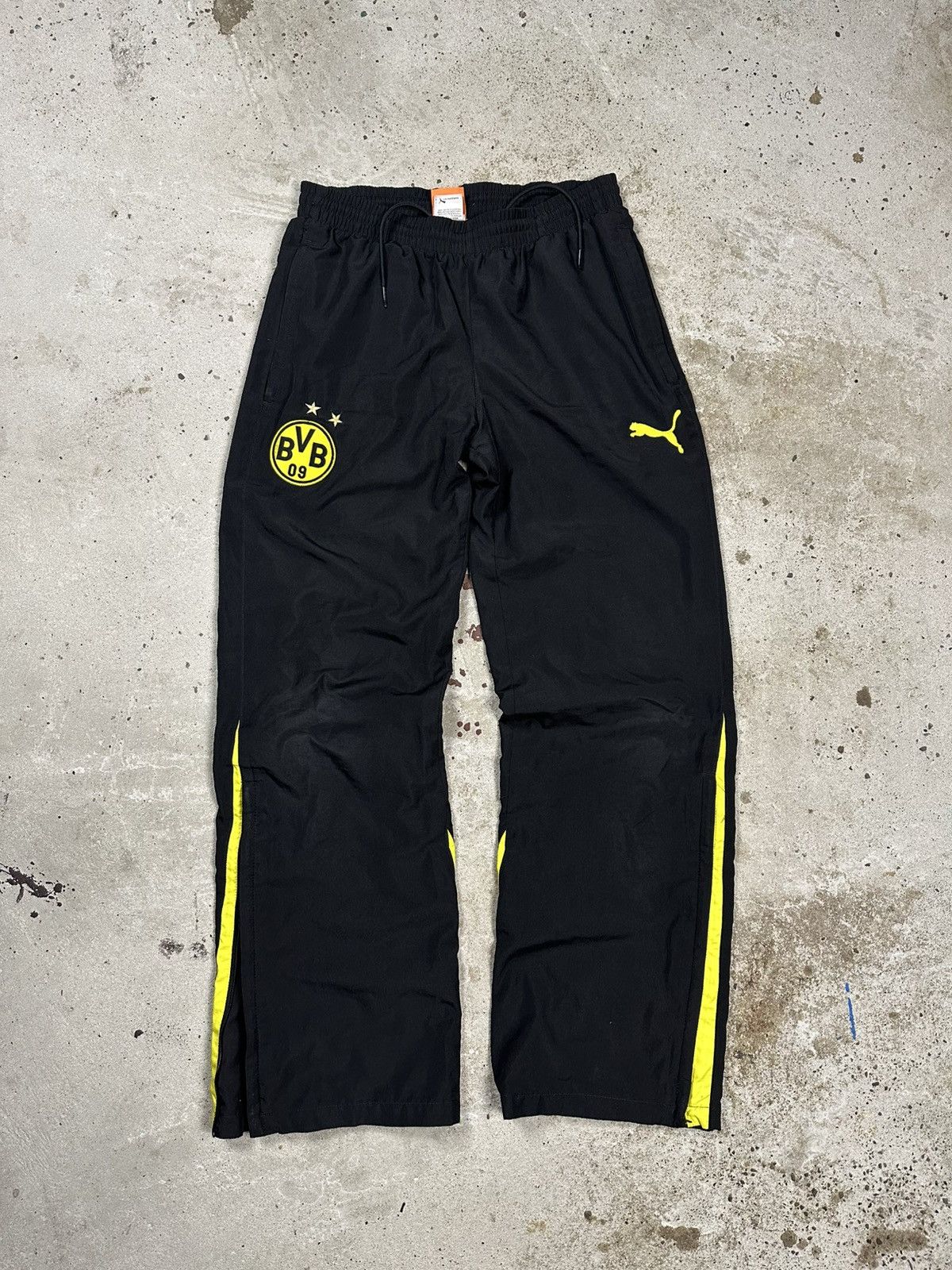 Puma Puma x Borussia Dortmund Black Baggy Track Pants Size US 30 / EU 46 - 1 Thumbnail