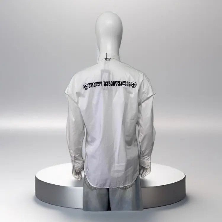 Vetements Vetements Vetements Stitches God Save Us Shirt-2506 Size US XS / EU 42 / 0 - 1 Thumbnail