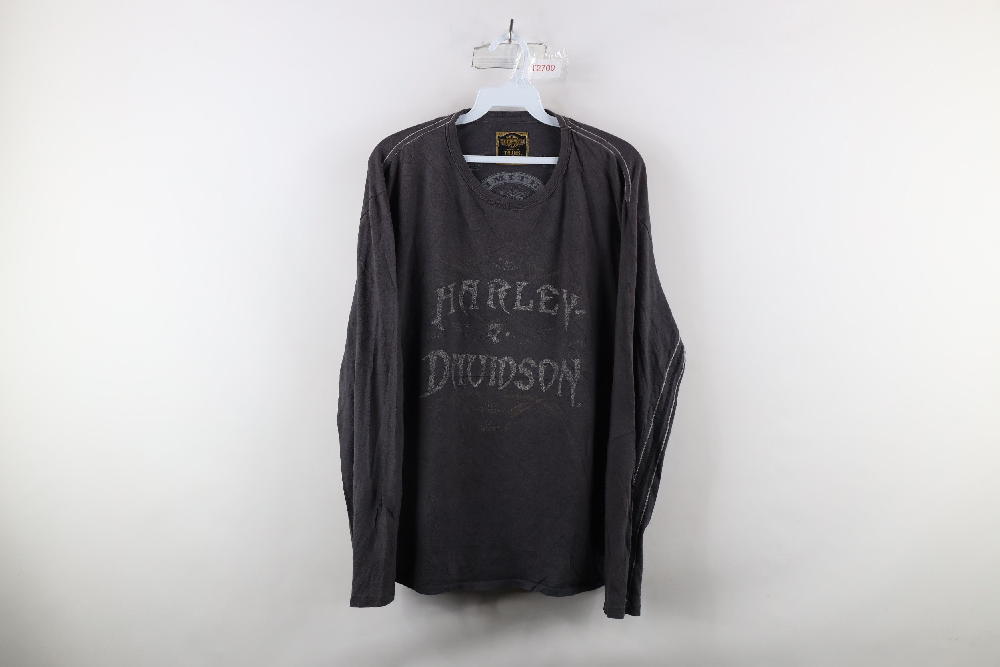 Harley Davidson Vintage Y2K Harley Davidson x Trunk LTD Skull T-Shirt Size US M / EU 48-50 / 2 - 1 Thumbnail