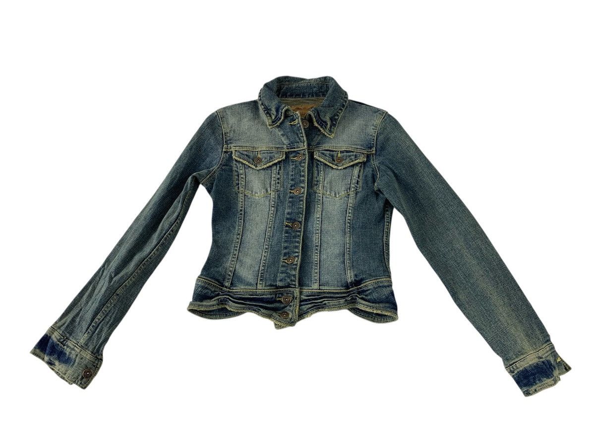 Other Girl Magic Indigo Denim Jacket Double Pocket Western Style Size XS / US 0-2 / IT 36-38 - 1 Thumbnail