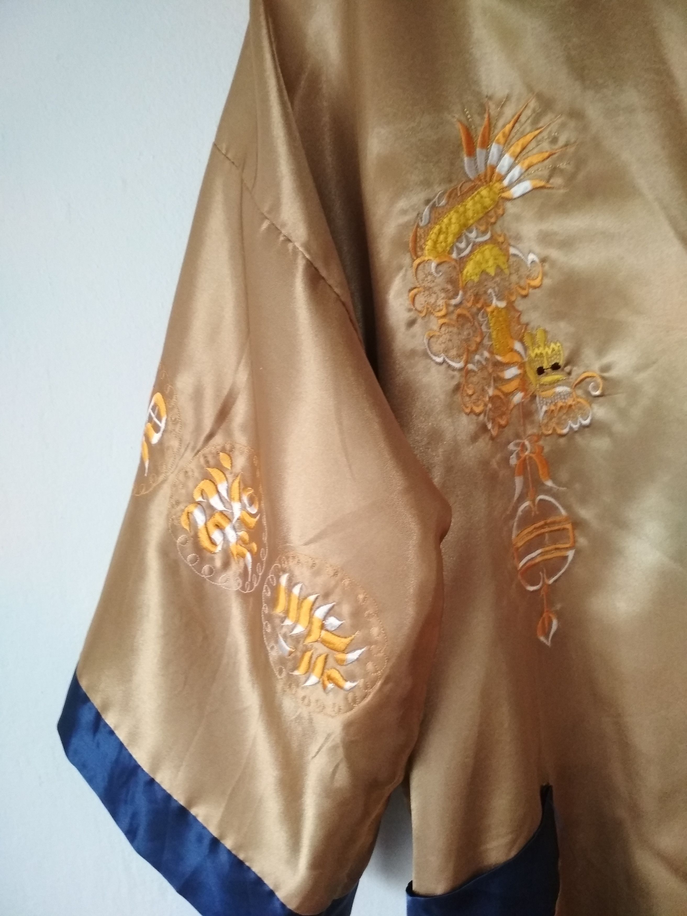 Japanese Brand Zhi Cheng double-sided kimono embroidered tiger dragon Size US XXL / EU 58 / 5 - 11 Thumbnail