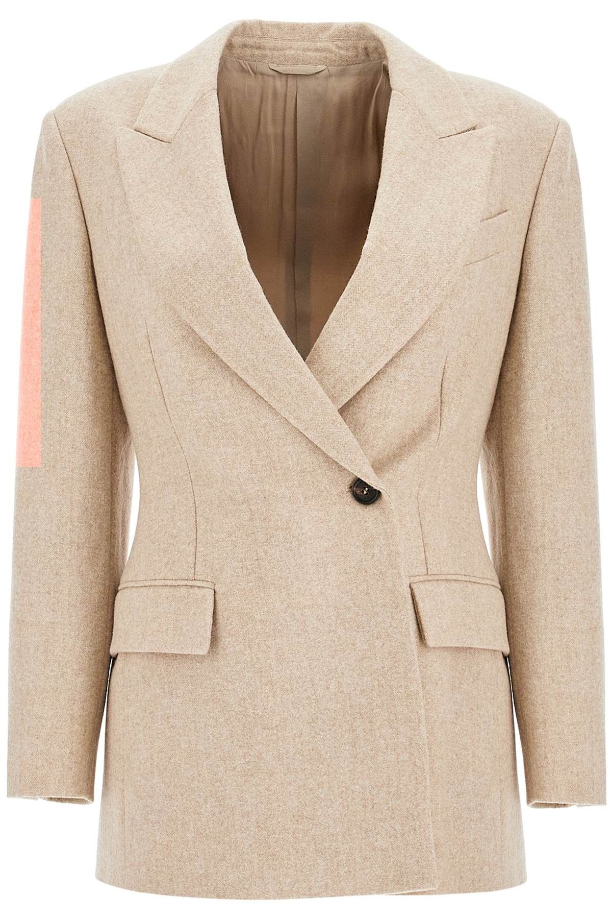 Brunello Cucinelli BRUNELLO CUCINELLI Double-Breasted Wool And Alpaca Size XS / US 0-2 / IT 36-38 - 1 Thumbnail