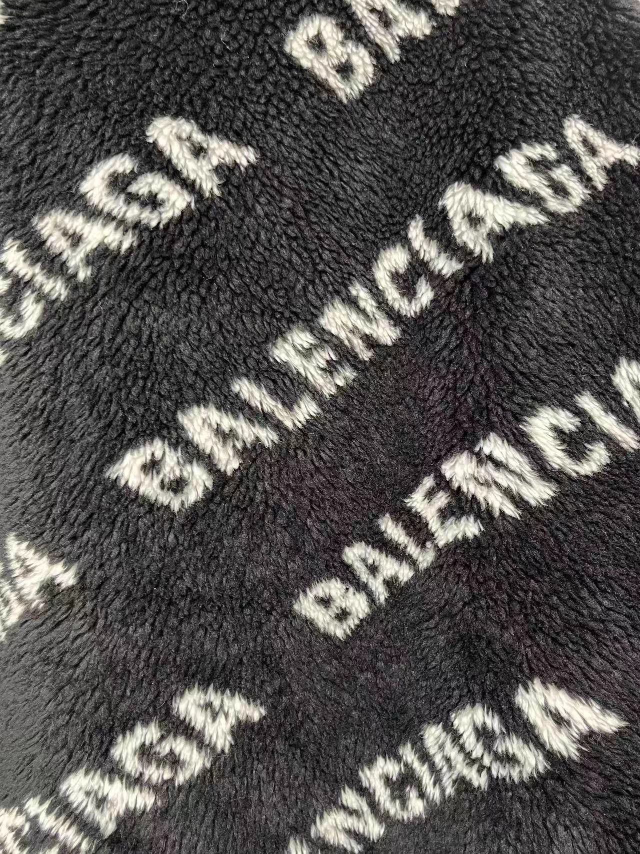Balenciaga Balenciaga All-Over Logo Zip-Up Jacket Black Men's 34 Size XS / US 0-2 / IT 36-38 - 3 Thumbnail