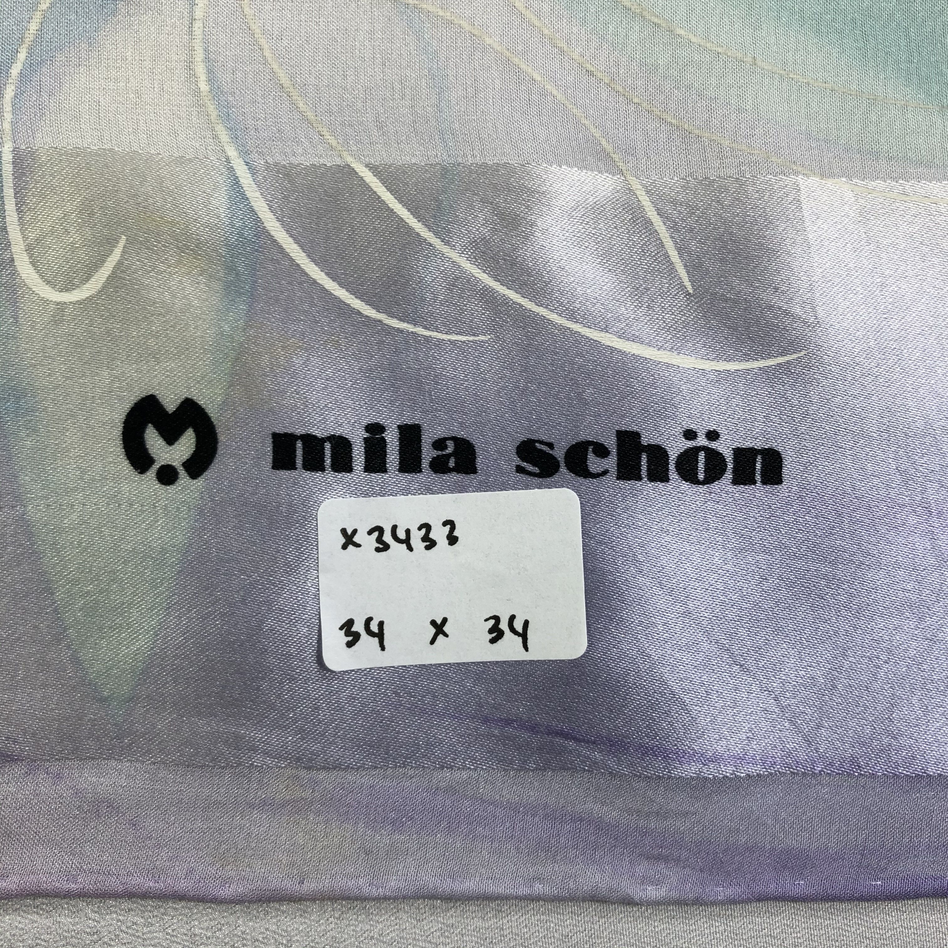 Mila Schon × Vintage Vintage Mila Schon Silk Scarf Size ONE SIZE - 7 Thumbnail