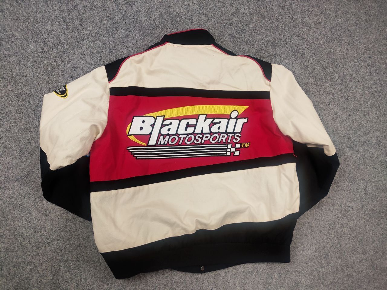 Vintage Aelfric Eden Blackair Vintage Racing Bomber Jacket Logo Y2K Size US M / EU 48-50 / 2 - 13 Thumbnail