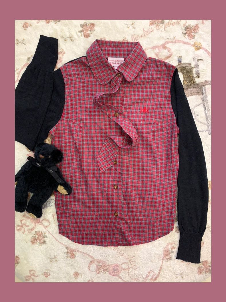 Vivienne Westwood Vintage Plaid Long Shirt - dmc
