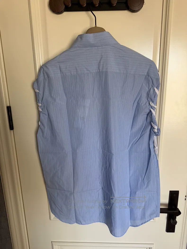 Other Martine Rose Blue Stripe Bugs Bunny Embroidered Shirt Size XS / US 0-2 / IT 36-38 - 5 Thumbnail