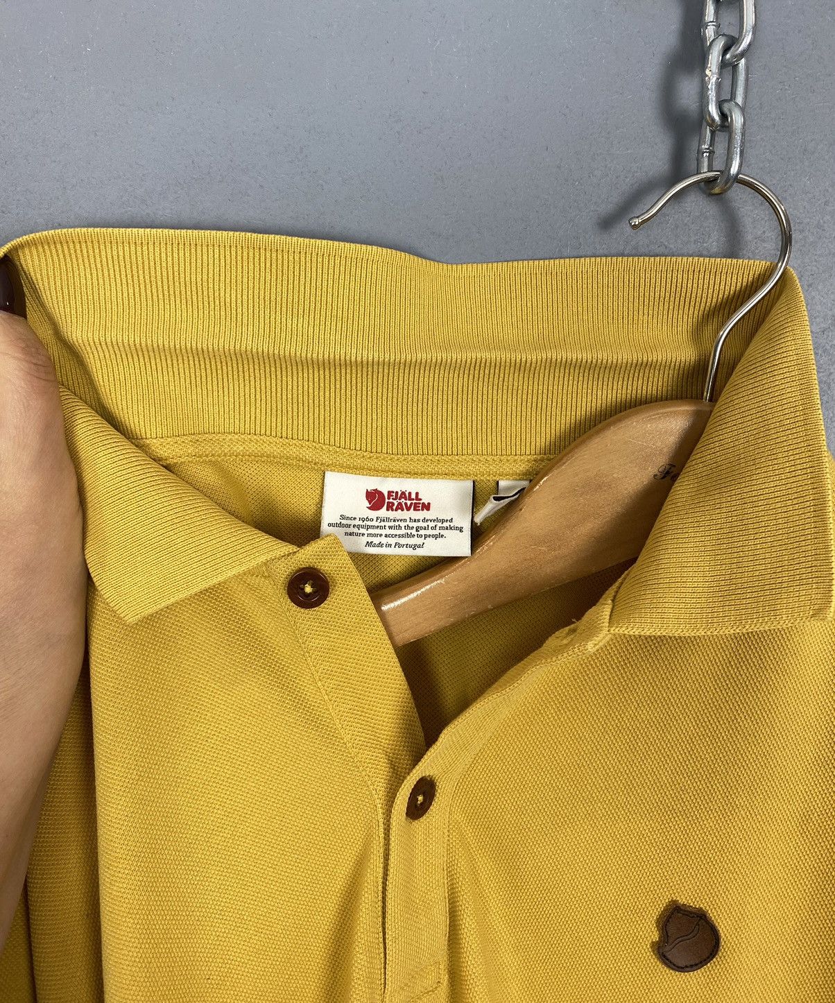 Fjallraven Fjallraven Övik Polo Shirt Short Sleeve Size M Yellow Top Size US XL / EU 56 / 4 - 10 Thumbnail