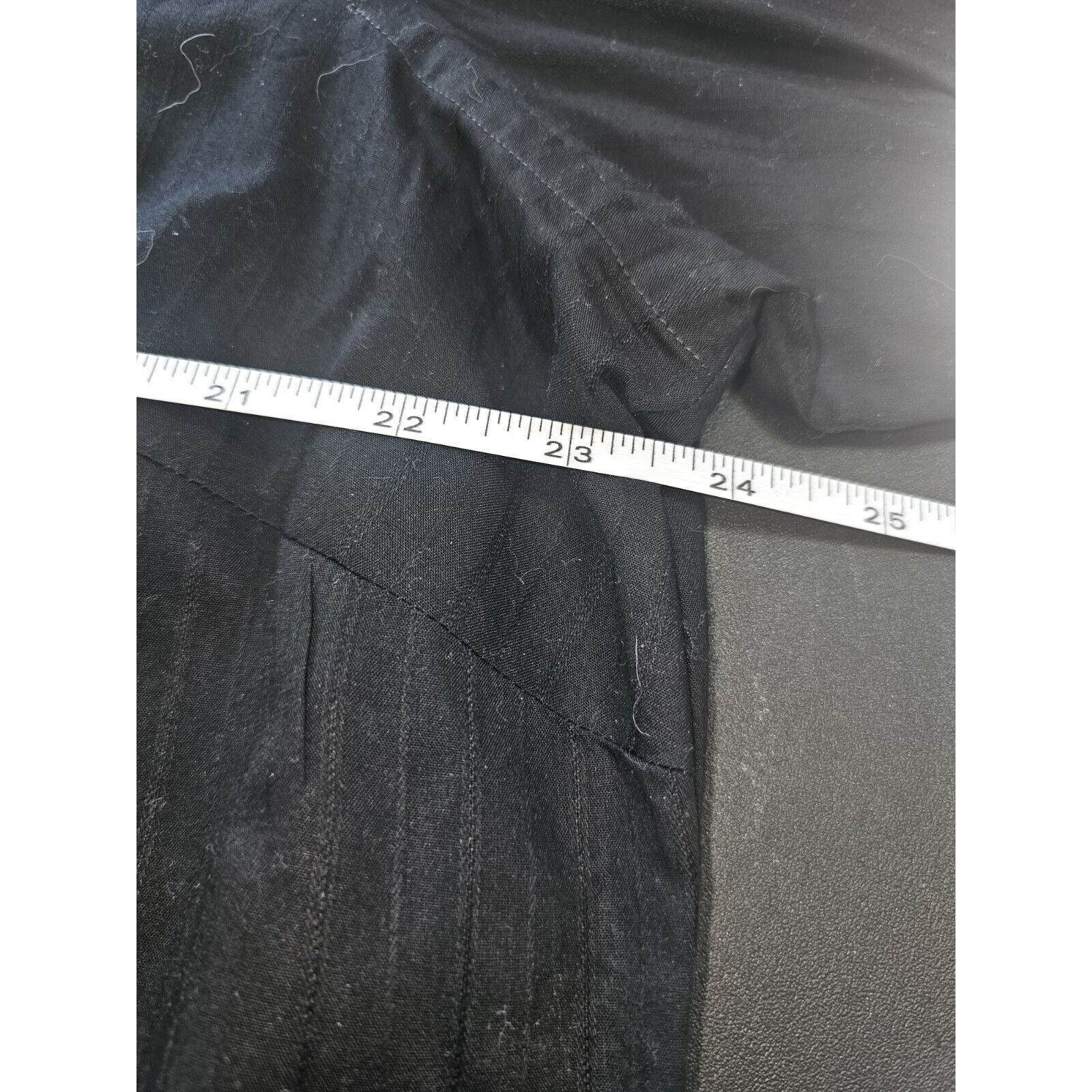 Lauren Ralph Lauren LAUREN Ralph Lauren Button Down Top XL Semi-sheer Black Size XL / US 12-14 / IT 48-50 - 8 Thumbnail