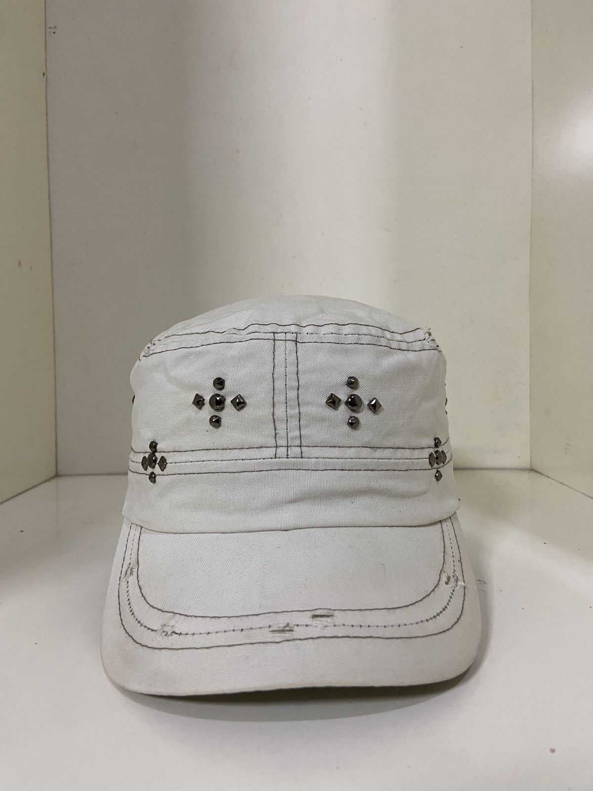 Japanese Brand Vintage Y2K chunglim denim patrol hat Size ONE SIZE - 2 Thumbnail