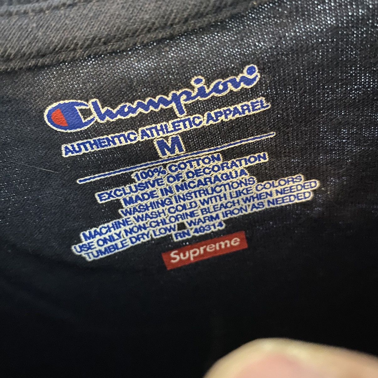 Champion × Supreme Supreme Champion Tee Size US M / EU 48-50 / 2 - 4 Thumbnail