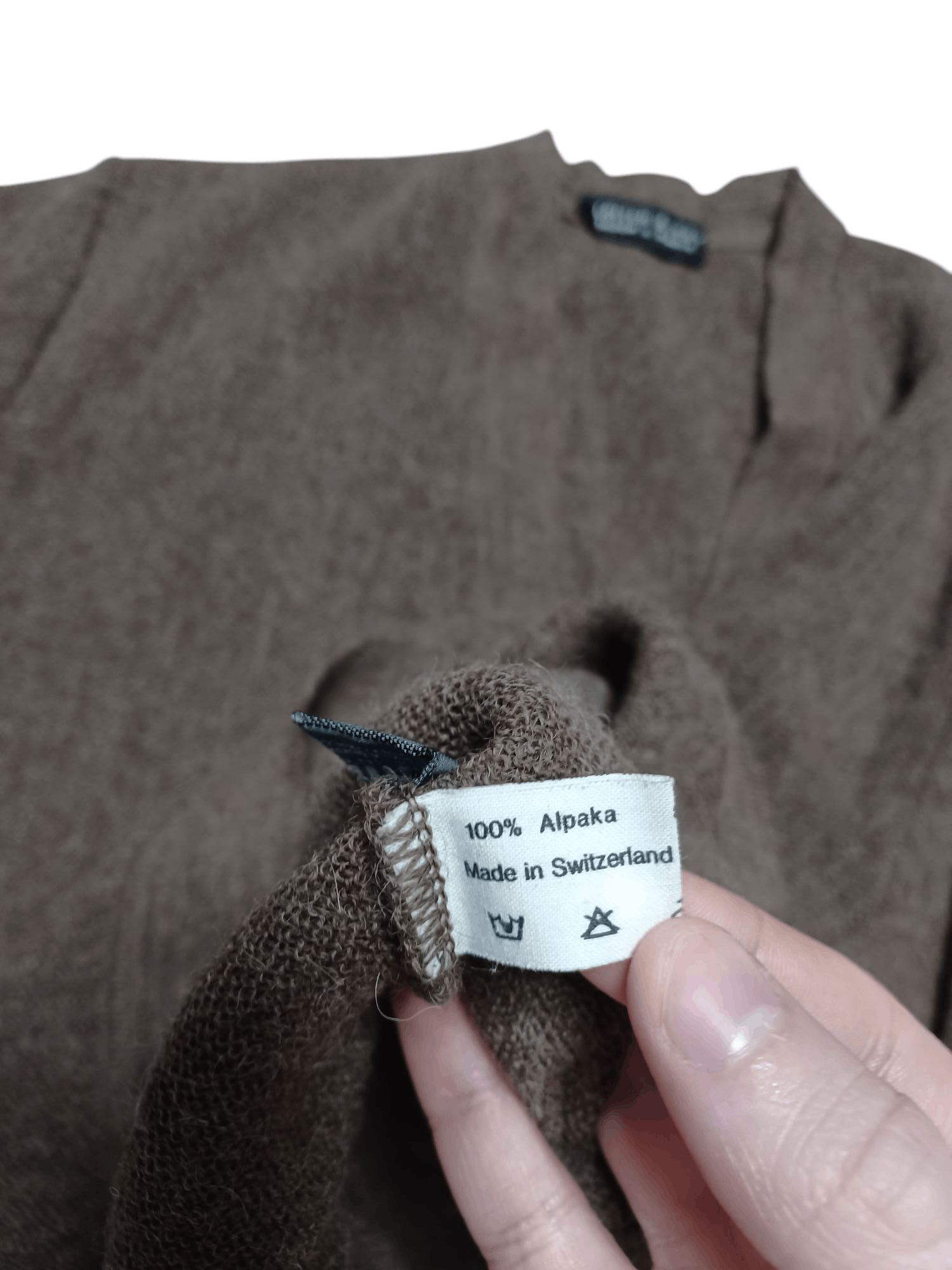Hilditch & Key HILDITCH KEY 100% ALPACCA MADE SWITZERLAND VINTAGE CARDIGAN Size US L / EU 52-54 / 3 - 4 Thumbnail