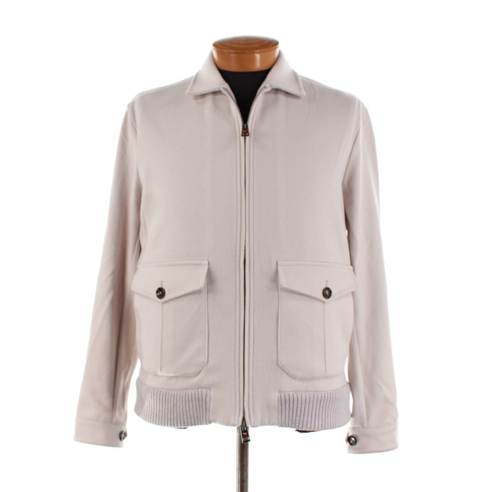 Kiton Kiton Jacket Size M US In Beige Cashmere Size US M / EU 48-50 / 2 - 1 Thumbnail