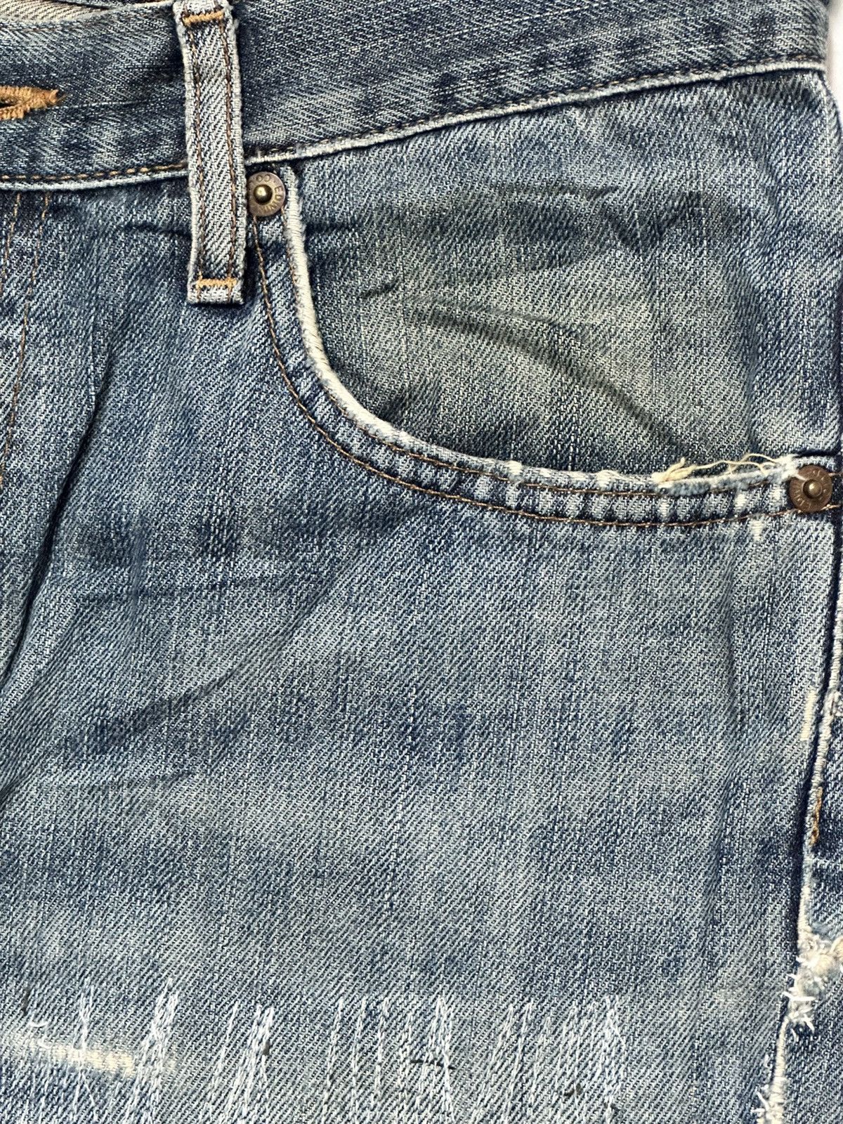 Edwin Vintage Edwin Straight Leg Japan Denim Distressed Light Wash Size US 32 / EU 48 - 6 Thumbnail