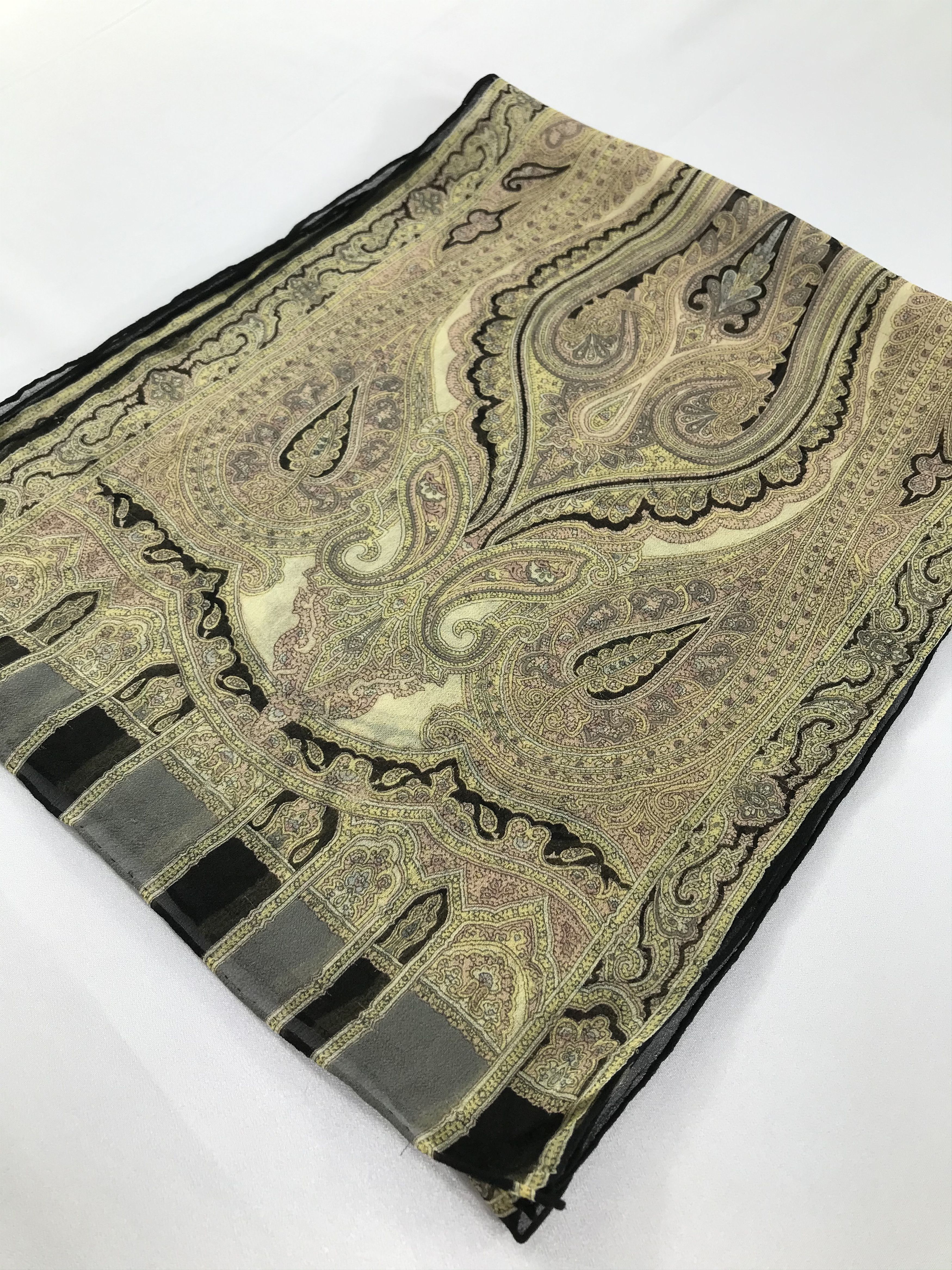 Vintage Vintage Silk Scarf Size ONE SIZE - 3 Thumbnail