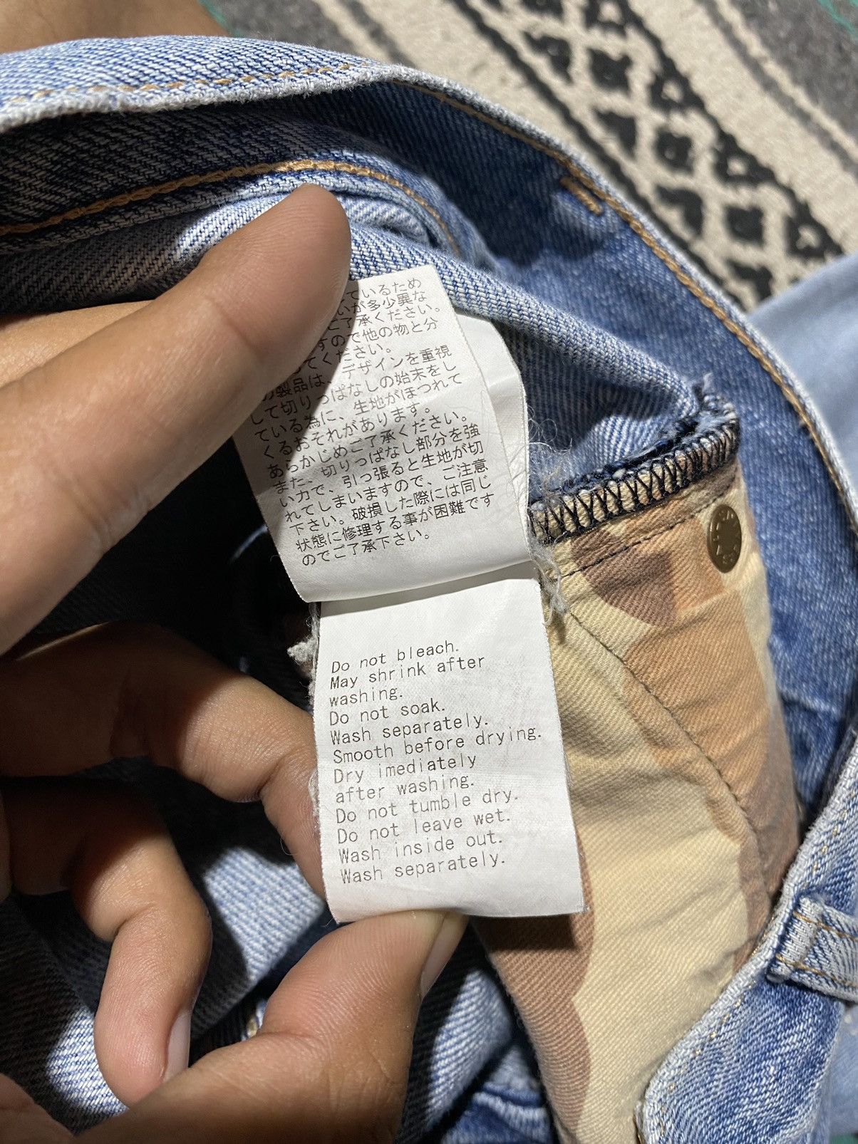 Bape Bape Damage Denim Size 32" / US 10 / IT 46 - 12 Thumbnail