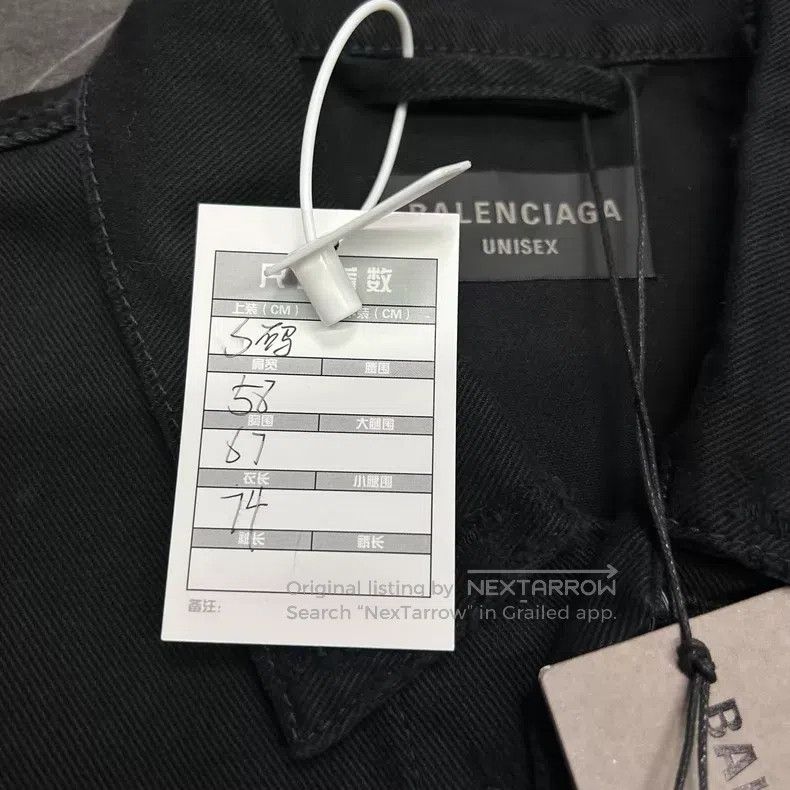 Balenciaga Balenciaga Buddhist Scripture Mud Dye Destroyed Denim Jack Size US S / EU 44-46 / 1 - 5 Thumbnail