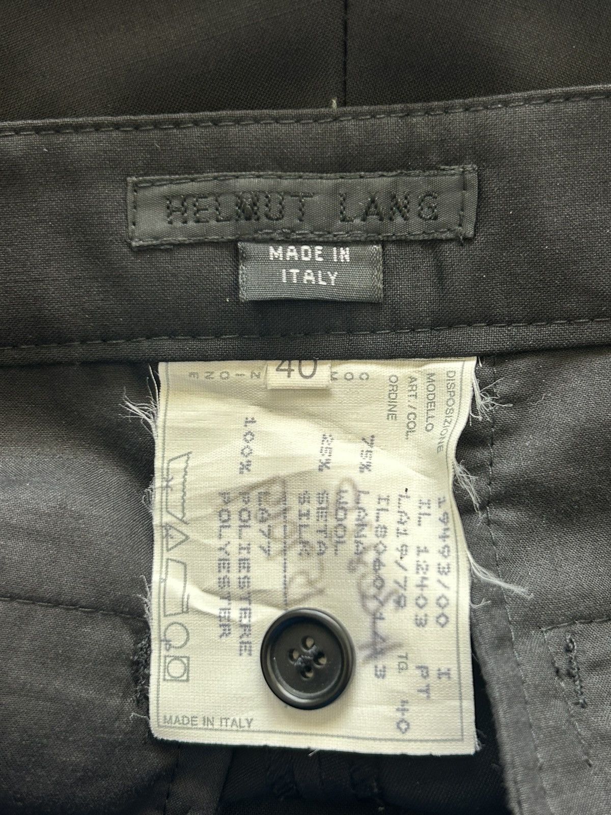 Helmut Lang SS01 Hidden Cargo Cummerbund Trousers Size US 28 / EU 44 - 6 Thumbnail