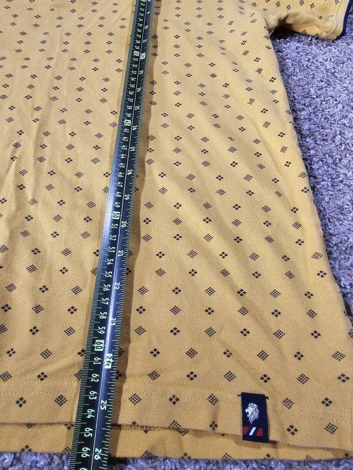Designer Netplay modern casuals LG yellow polo shirt 100% fine cotton Size US L / EU 52-54 / 3 - 5 Thumbnail