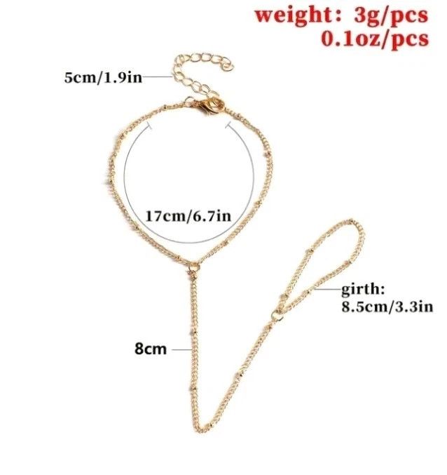 Other Gold Color Plated Bracelet Star Ball Bead Size ONE SIZE - 2 Thumbnail