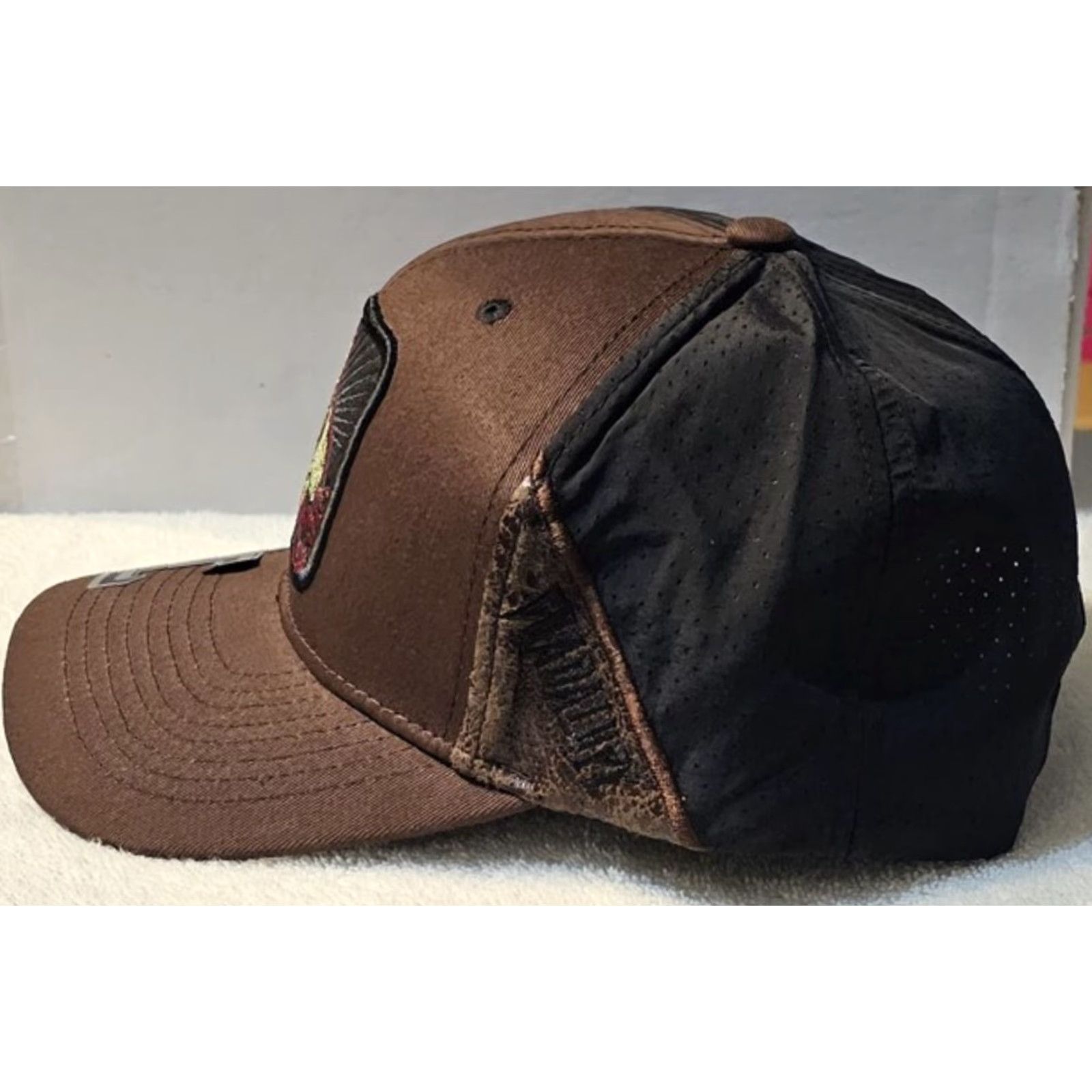 Vintage GUADALUPE VIRGIN MARY ROSE PRAY FLOWER RELIGIOUS SNAPBACK BASEBALL CAP Size ONE SIZE - 2 Thumbnail