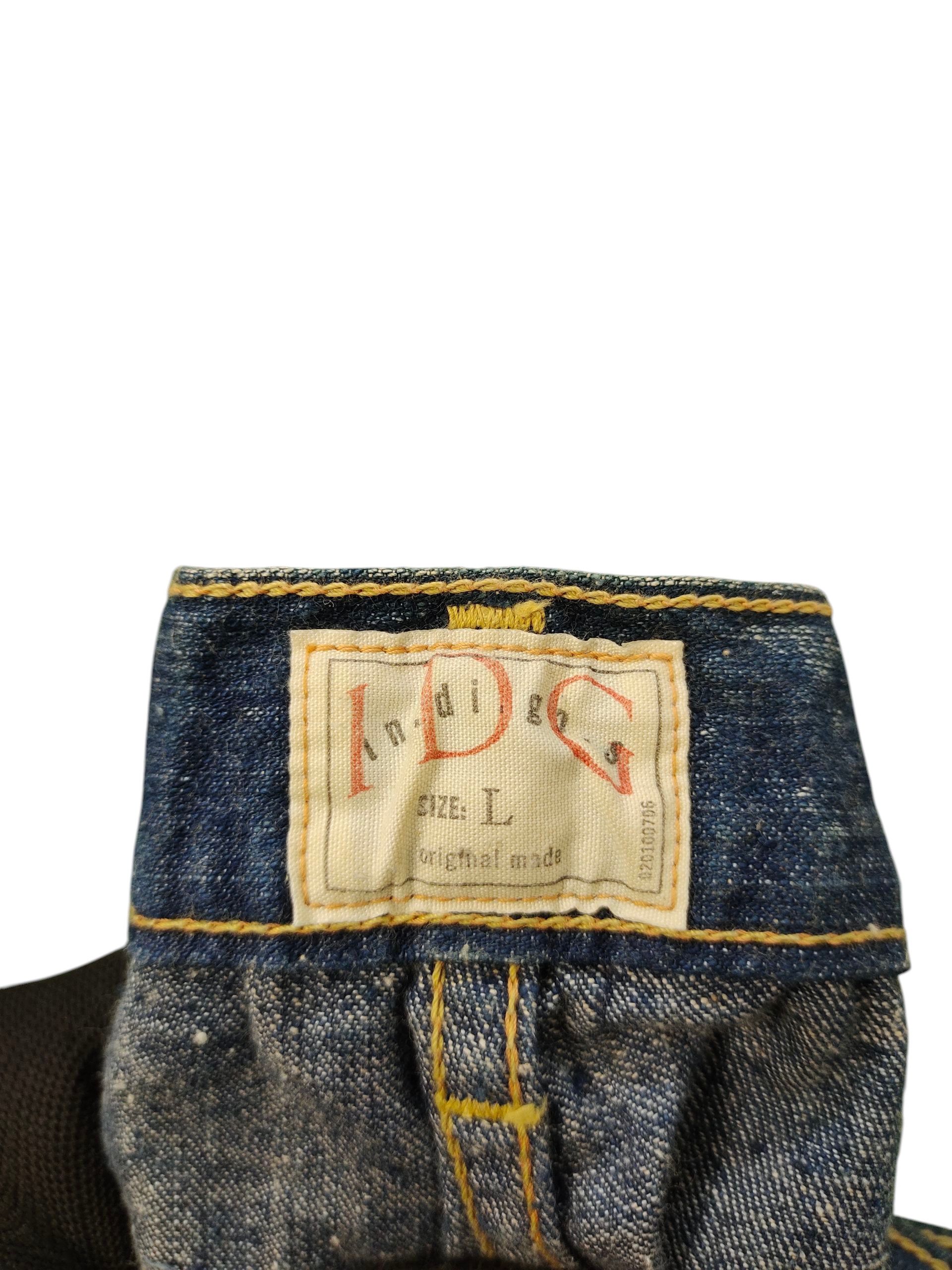 Number (N)ine × Undercover Idg Indigo Japan Buckle Back Fatigue Denim Pants Nam Era Size US 34 / EU 50 - 11 Thumbnail