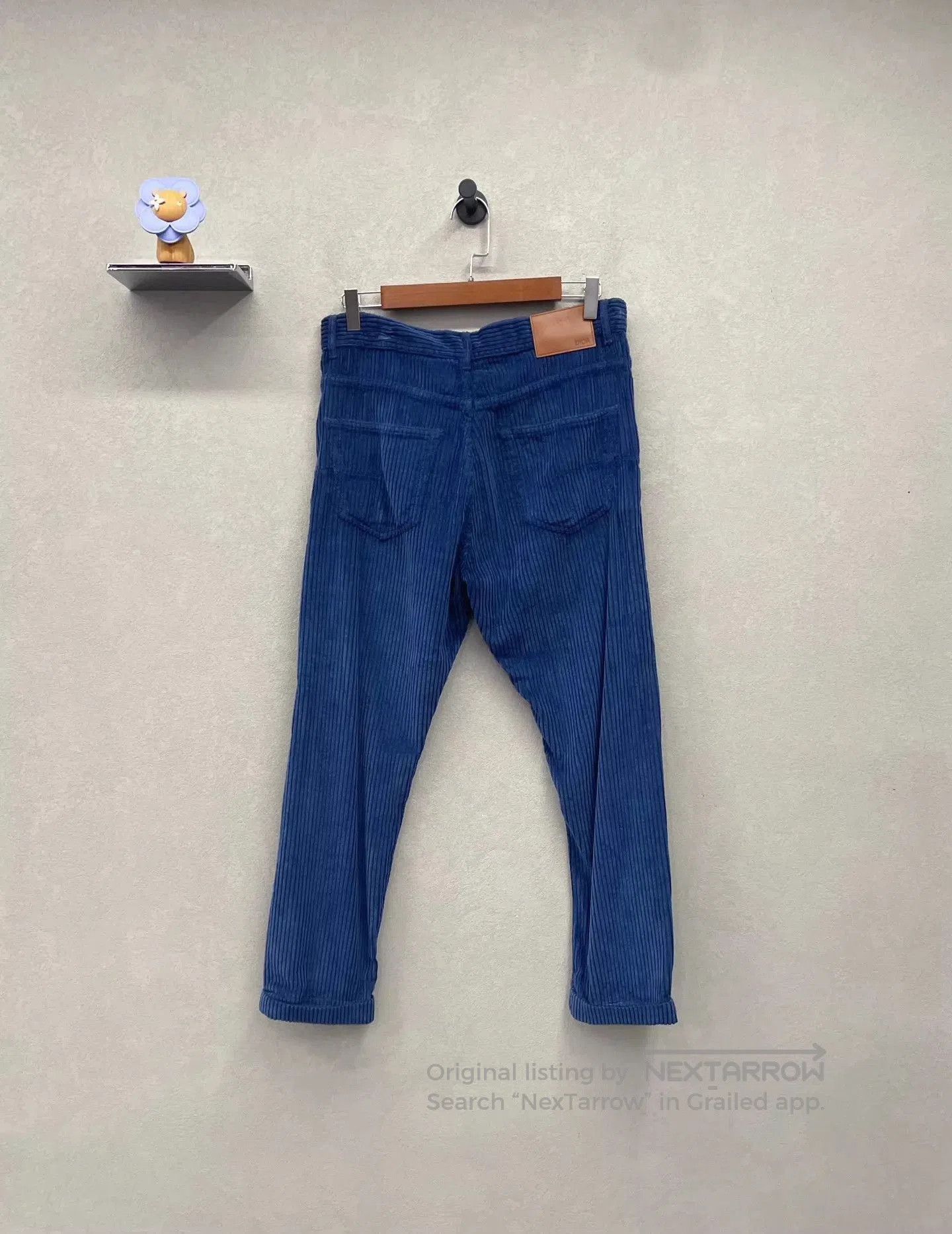 Dior Blue Corduroy Button-Up Jacket. Size US M / EU 48-50 / 2 - 4 Thumbnail