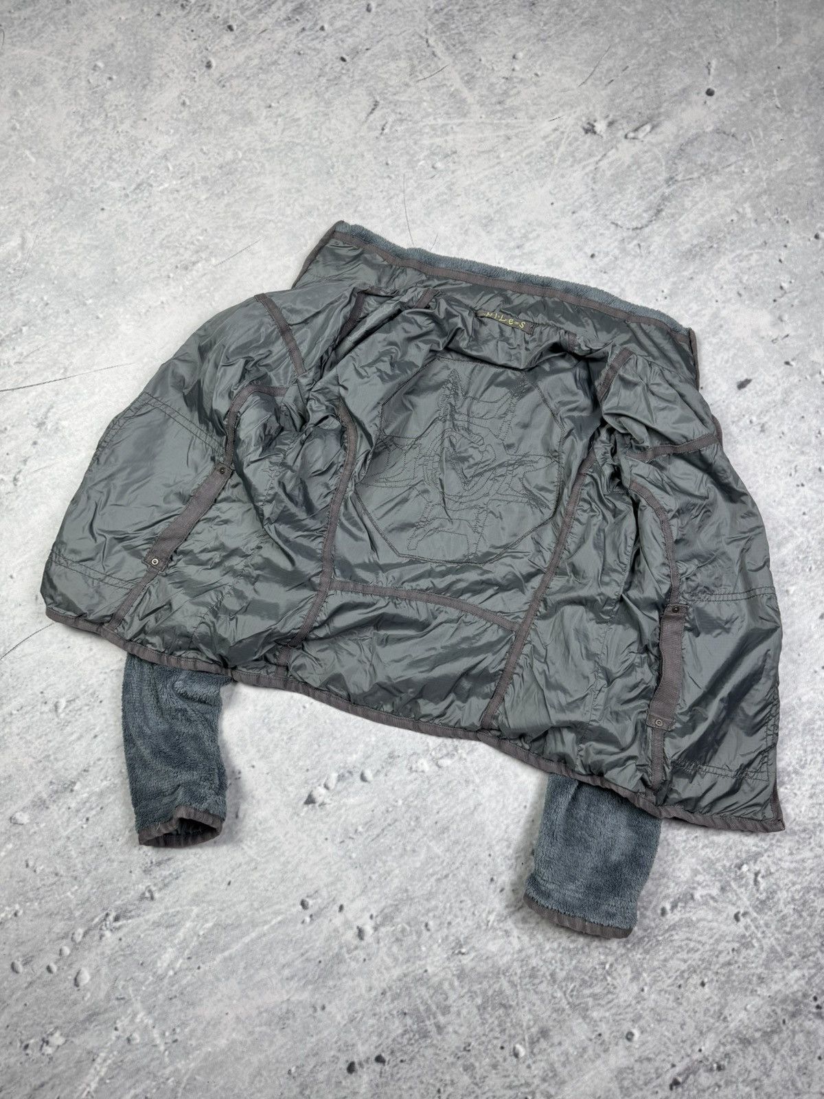 Vintage Vintage two sided wmns Y2K jacket sherpa fleece Niles Size L / US 10 / IT 46 - 3 Thumbnail