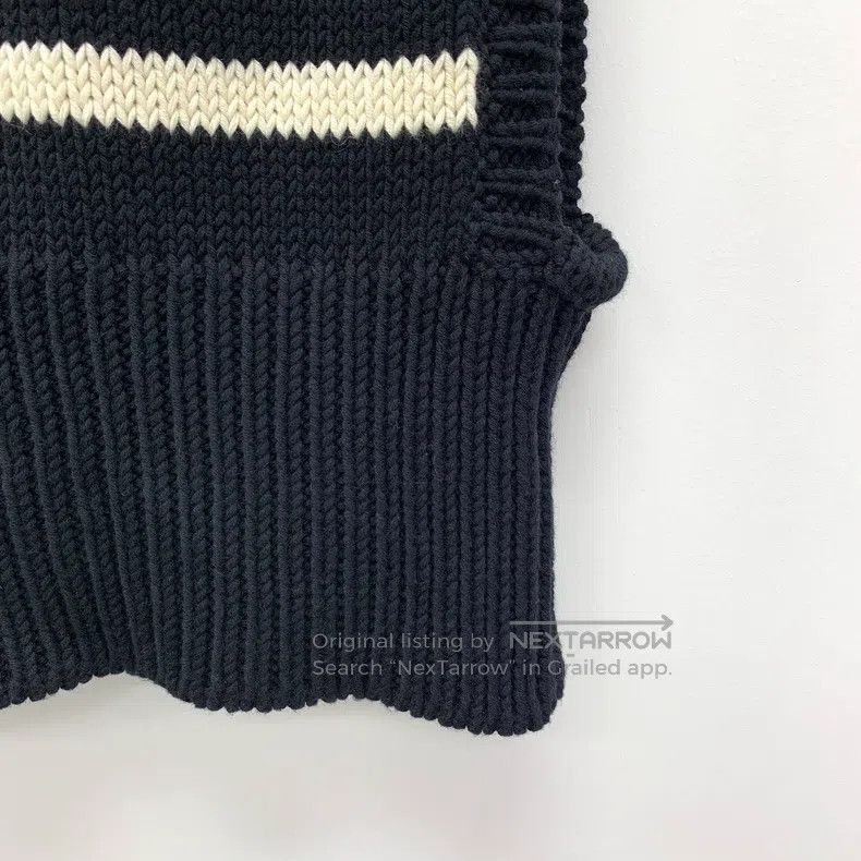 Dior Dior Black striped cotton round-neck sleeveless vest Size XXS / US 00 / IT 34 - 4 Thumbnail