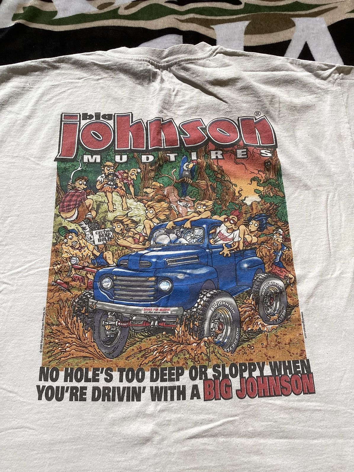 Big John big Johnson mud tires Hawaii I like it dirty funny parody T Size US XL / EU 56 / 4 - 2 Thumbnail