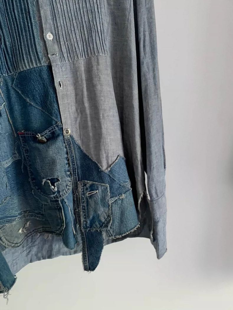 Greg Lauren greg lauren size 2 Cowboy patchwork shirt 2506-Nextarrow Size US M / EU 48-50 / 2 - 3 Thumbnail