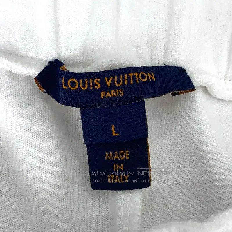 Louis Vuitton Louis Vuitton White Logo Sweatpants . Size US 32 / EU 48 - 5 Thumbnail