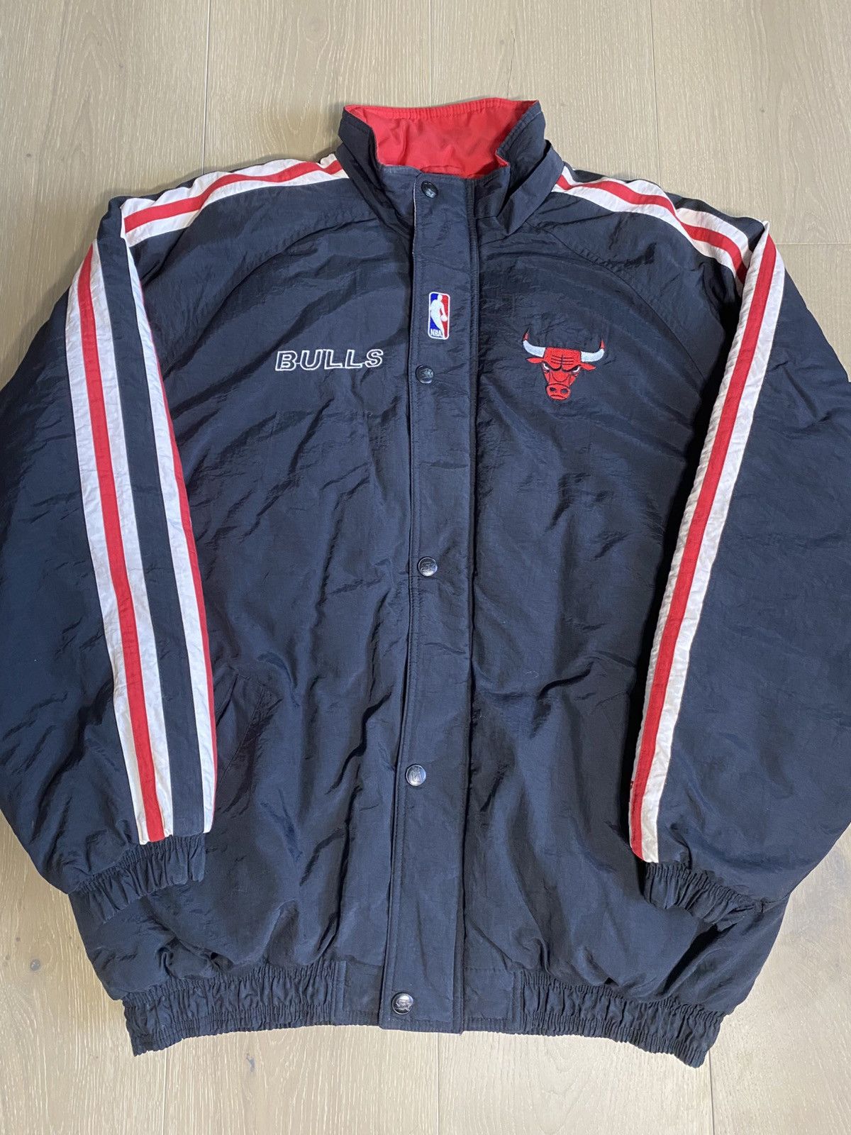 Starter Vintage 1990’s Starter Chicago Bulls Jacket Size US XL / EU 56 / 4 - 1 Thumbnail