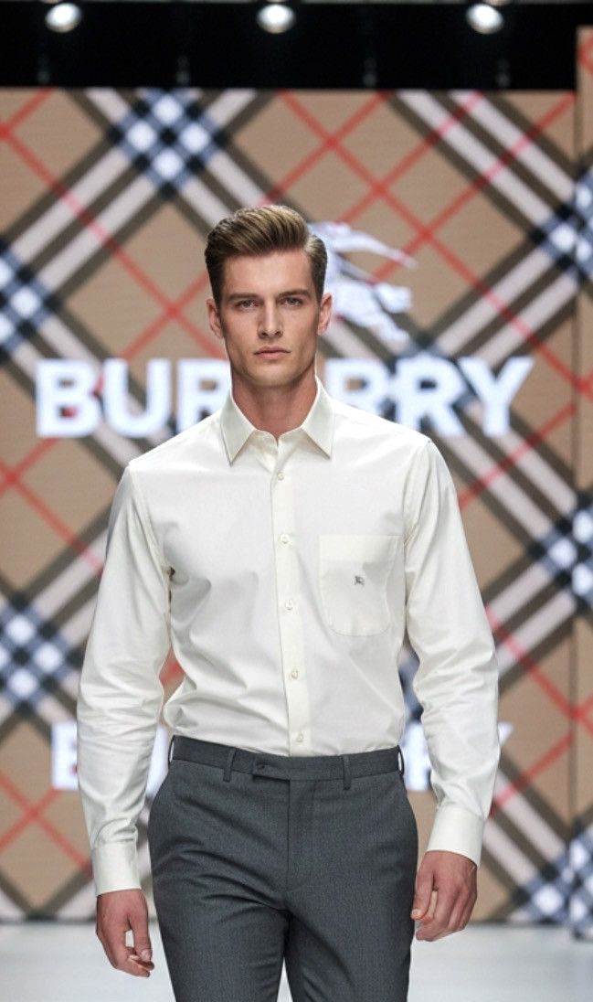 Burberry 🔥 Burberrys vintage London yellow shirt size xl Size US XL / EU 56 / 4 - 1 Thumbnail