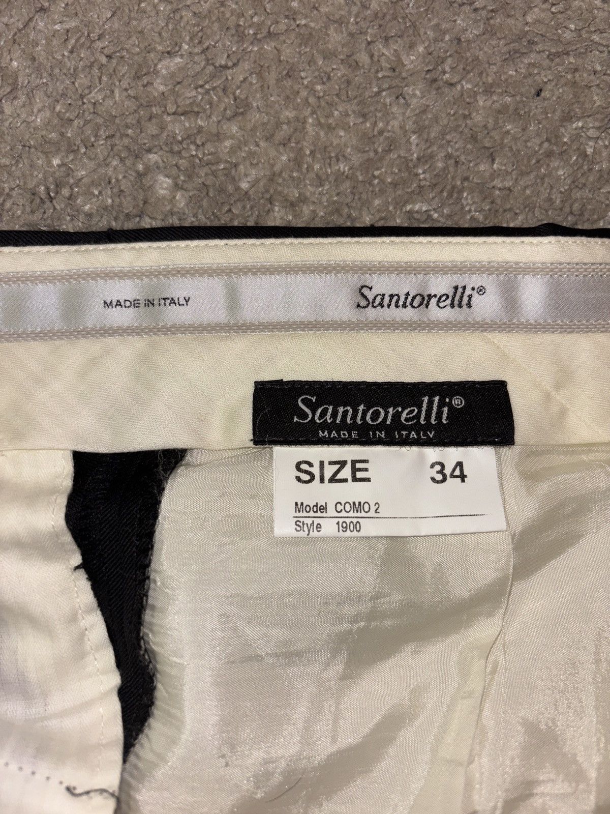 Santorelli Santorelli Black Dress Slacks Size US 34 / EU 50 - 3 Thumbnail
