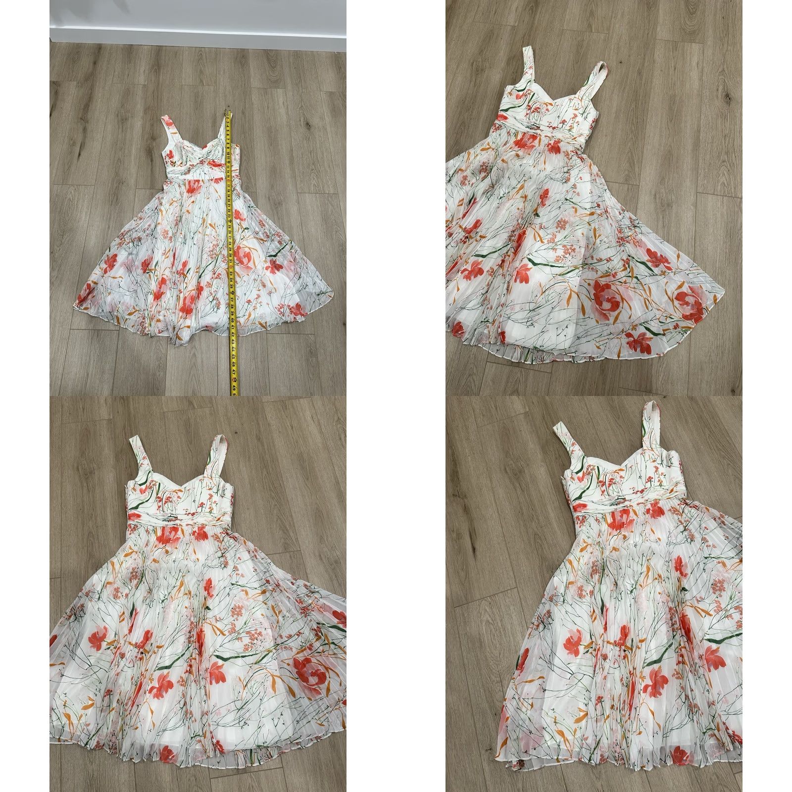 Karen Millen VINTAGE N/A Karen Millen Floral Midi Dress Royal Ascot N/A Size M / US 6-8 / IT 42-44 - 9 Thumbnail
